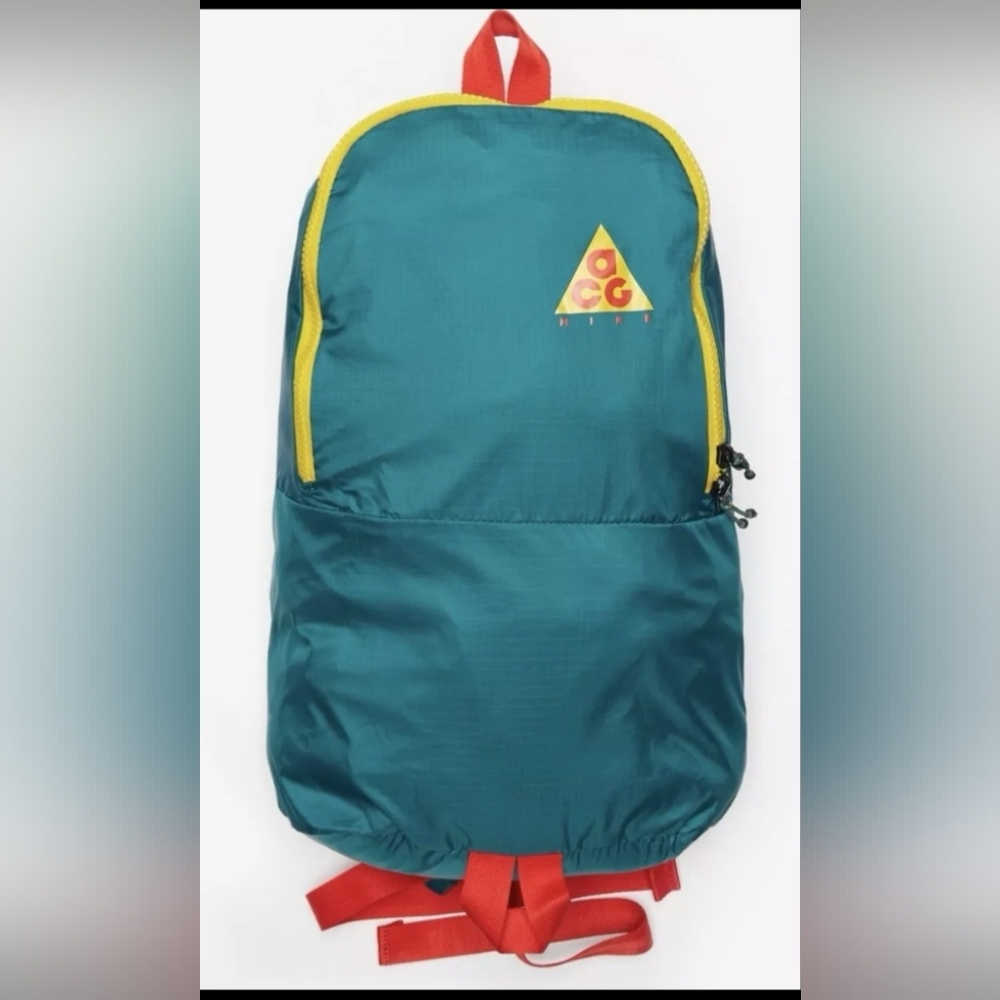 Nike ACG All Condition GearPackable Backpack Teal/Red/Yellow.